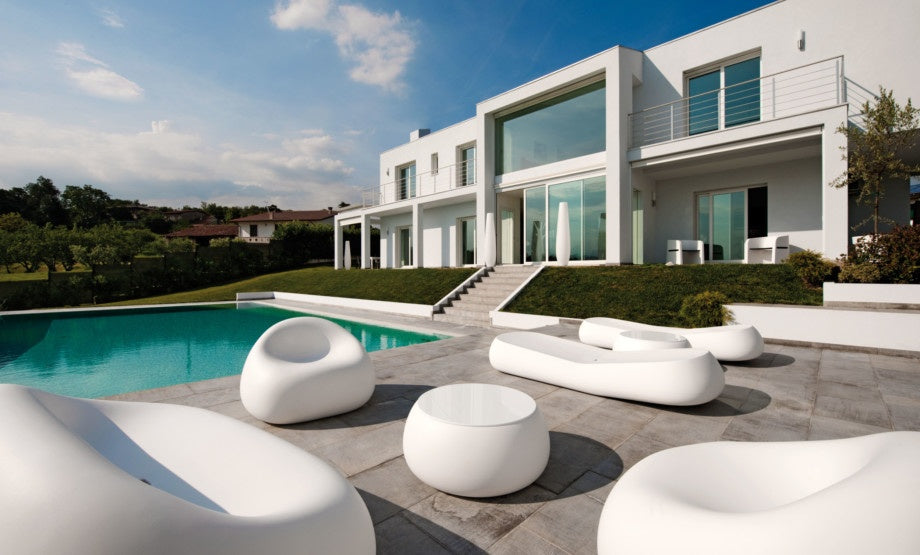 Gumball Outdoor Sun Lounger, 2060×830×420 mm