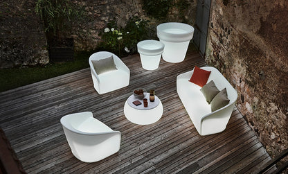 Settembre Polyethylene Armchair with Armrests