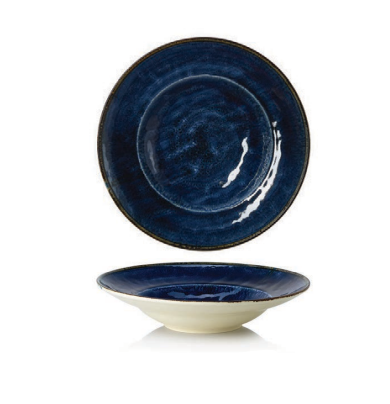 Vida Dark Ocean Pasta Plate, Ø 275 mm, Porcelain
