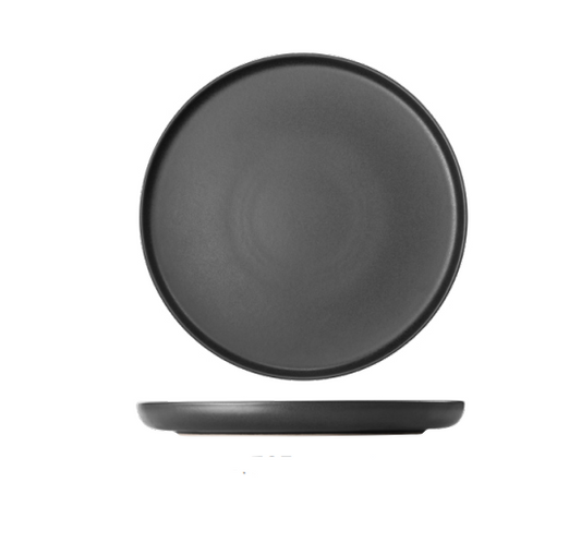 One Midnight Flat Plate, Stoneware, Ø330mm