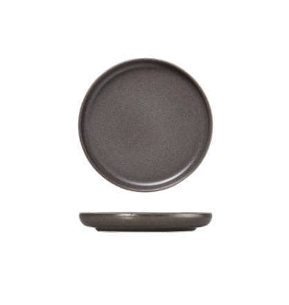One Stone Grey Flat Plate, 175 mm, Porcelain