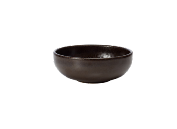 One Metallic Brown Bowl, 120 mm