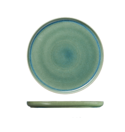 Flat Plate Myrtle Green, Ø330 mm, Set of 4
