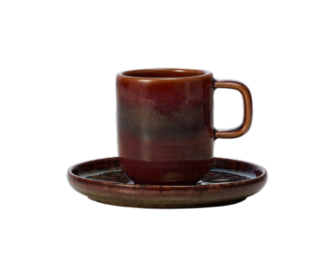 One Amazonas Espresso Cup with Saucer, 90 mL