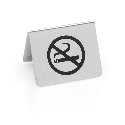 Was "No Smoking" Table Sign Set, Set of 12