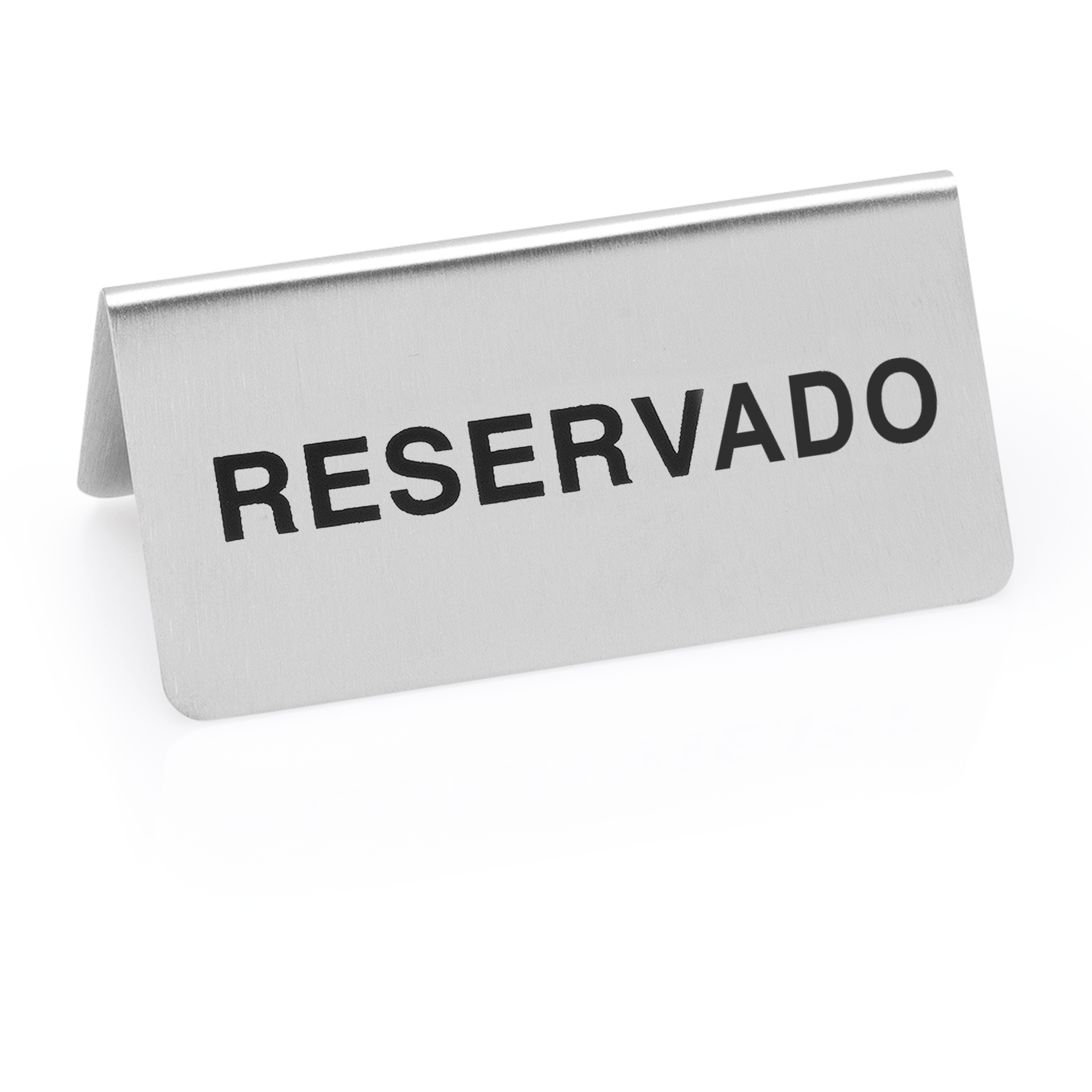 Was "Reservado" Table Sign Set, Set of 12