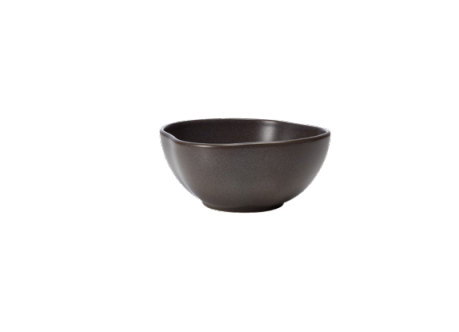 Organic Porcelain Bowl, Stone Grey, 160mm