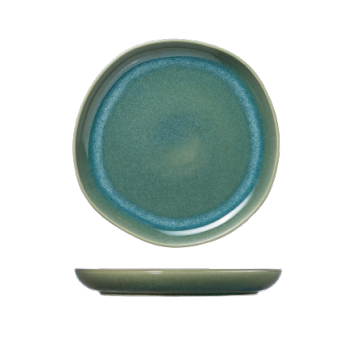 Organic Myrtle Green Flat Plate, 220mm