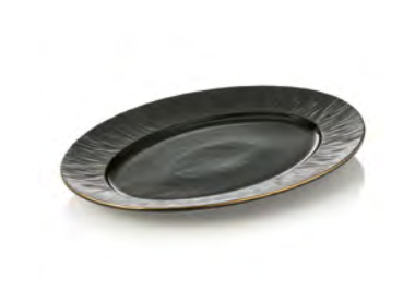 Maya Kuro Flat Plate, 330x240 mm, Set of 2