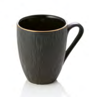 Maya Kuro Porcelain Mug Set, 330 ml, 4 pcs