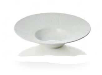 Maya Shiro Pasta Plate, 240mm, Set of 3