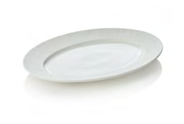 Maya Shiro Rectangular Platter Set, 330x240mm, 2 pcs