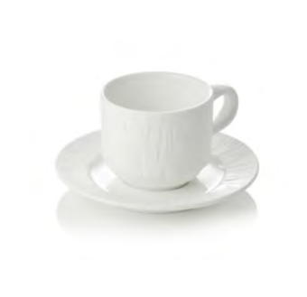 Maya Shiro Porcelain Cup, 240 ml, Pack of 4