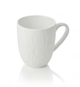 Maya Shiro Porcelain Mug Set, 330 ml, 4 pcs