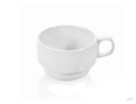 Cappuccino Cup, White, 180 ml, Set of 12
