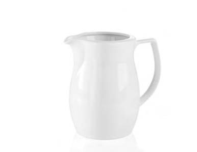 Italia White Porcelain Jug, 1 L, ø100 mm