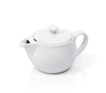 Porcelain Teapot, White, 350 ml