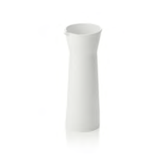 Italia White Porcelain Caster Set, 350 ml, 4 Pcs