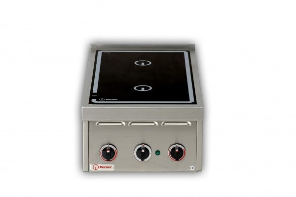 Dual-Zone Induction Hob, 2-Burner, 10 kW, 400 V