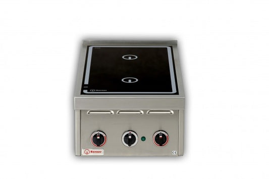Dual-Zone Induction Hob, 2-Burner, 10 kW, 400 V