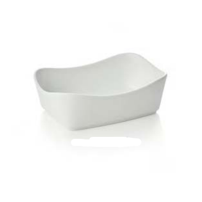 Italia White Square Bowl, 205x205mm, 1.3L