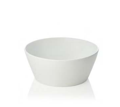 Italia White Porcelain Bowl Set, Ø240mm, 2.3L, 2 pcs