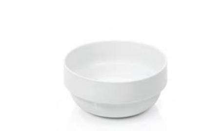 White Porcelain Bowl Set, 150mm, 700ml, 6 pcs