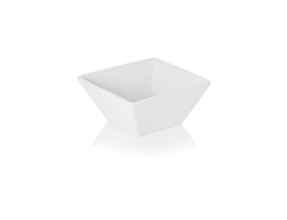 Square Mini Porcelain Bowl Set, 110mm, 12 pcs