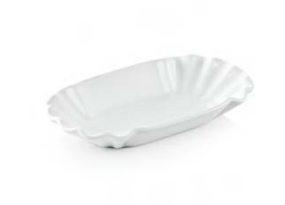 White Porcelain Bowl Set, 200x110 mm, 6 pcs