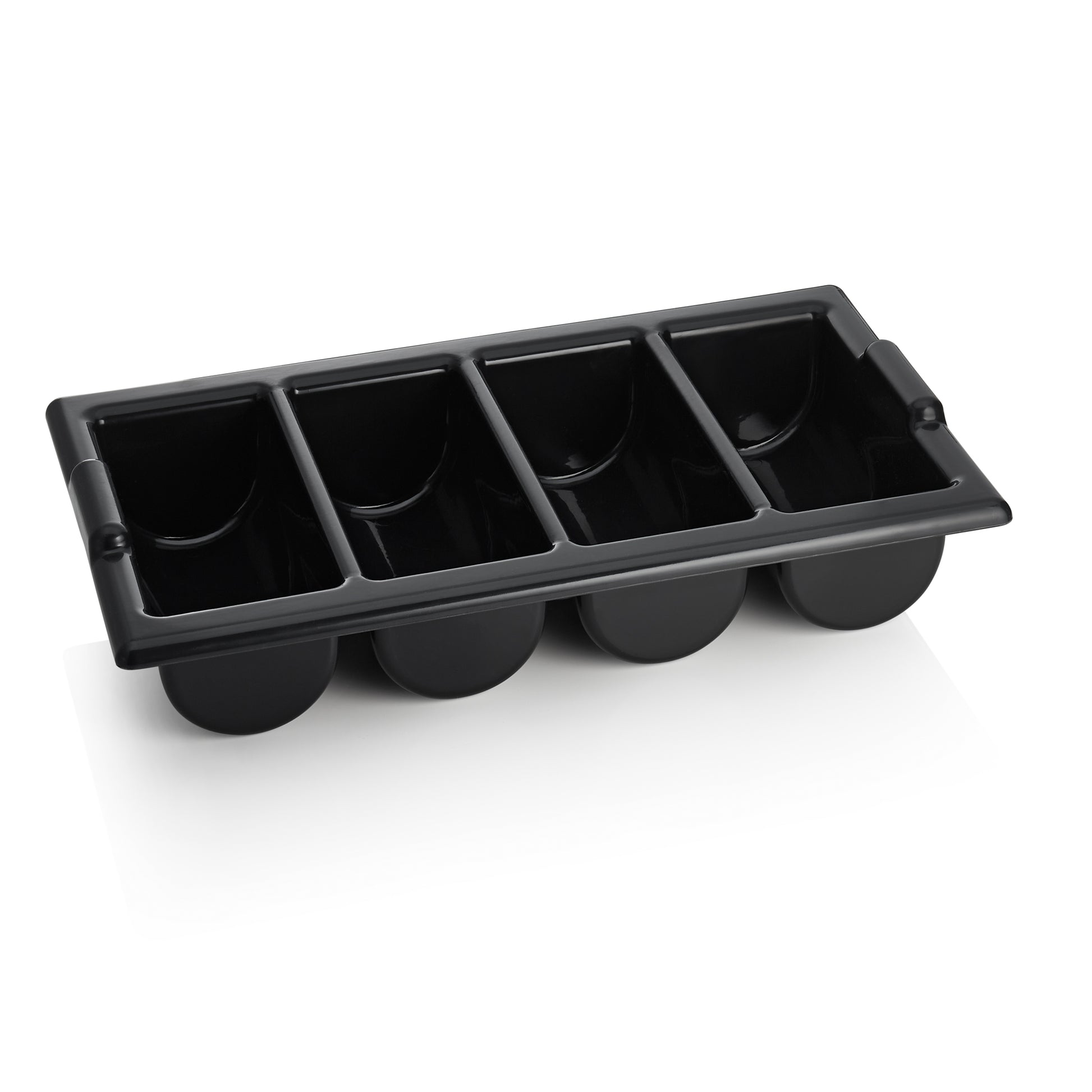 Was Cutlery Tray GN 1/1, Black, 4 Divisions