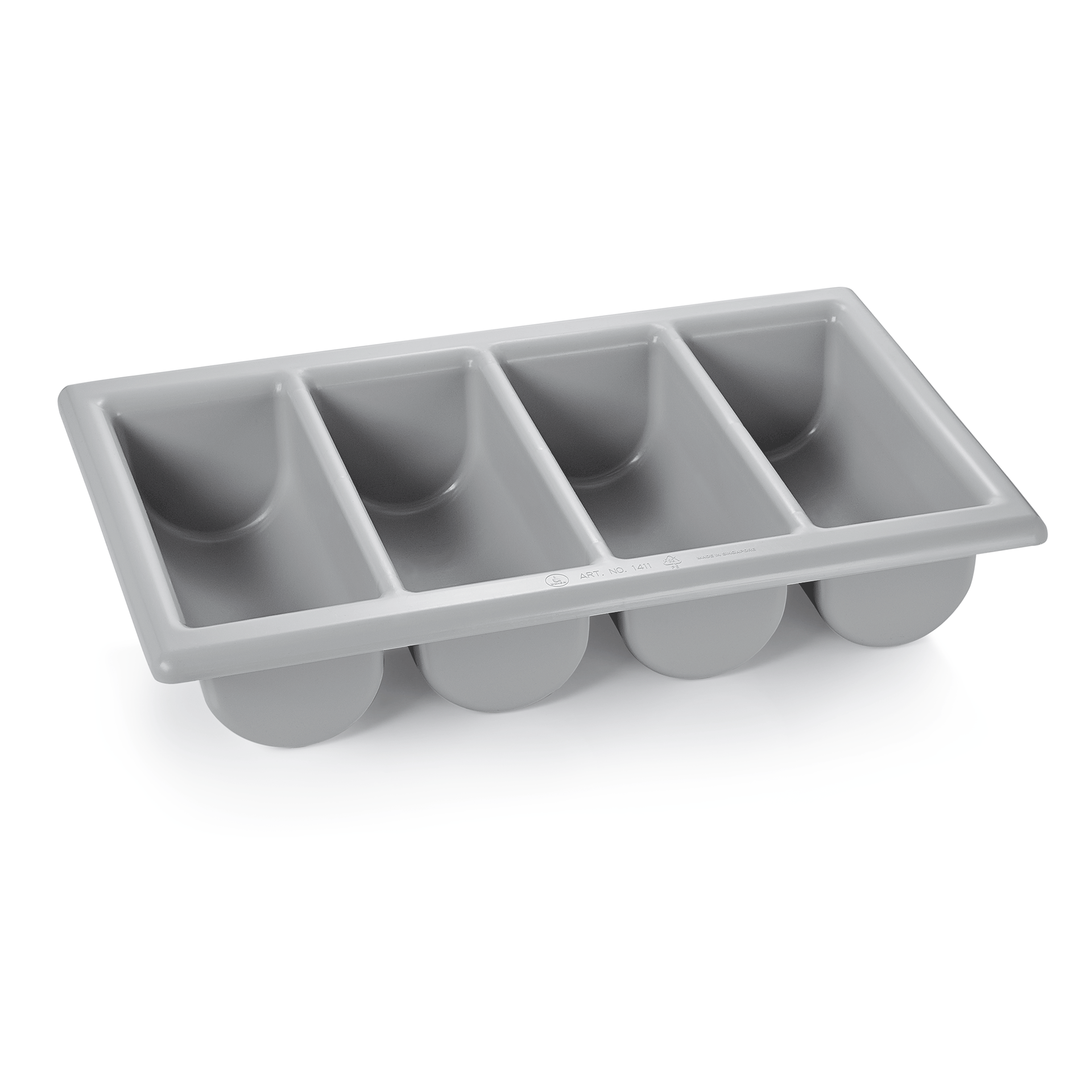 Was Cutlery Tray GN 1/1, Grey, 4 Divisions