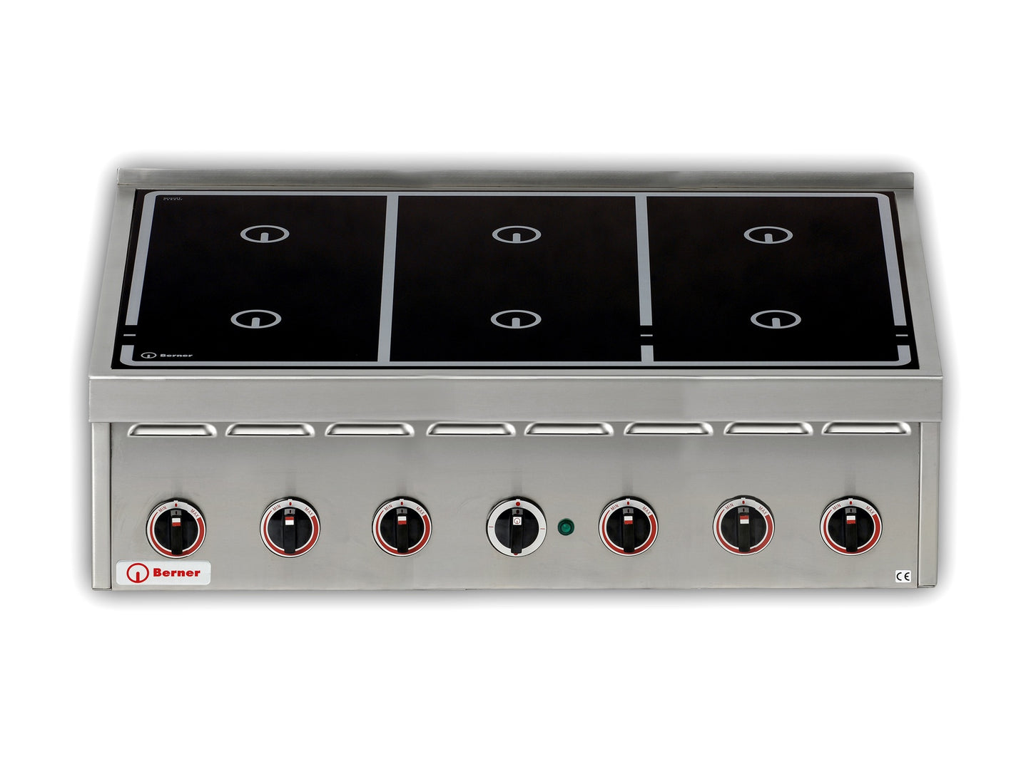 Tabletop Induction Hob, 6-Burner, 30 kW