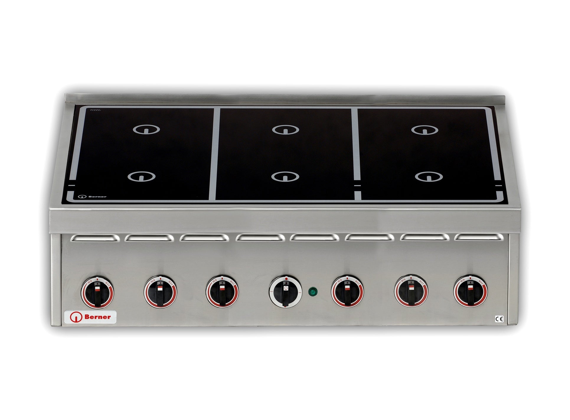 Tabletop Induction Hob, 6-Burner, 30 kW