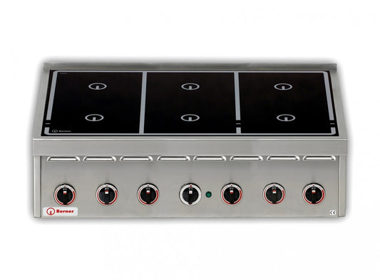 Flat-Field Induction Hob, 6-Zone, 21 kW