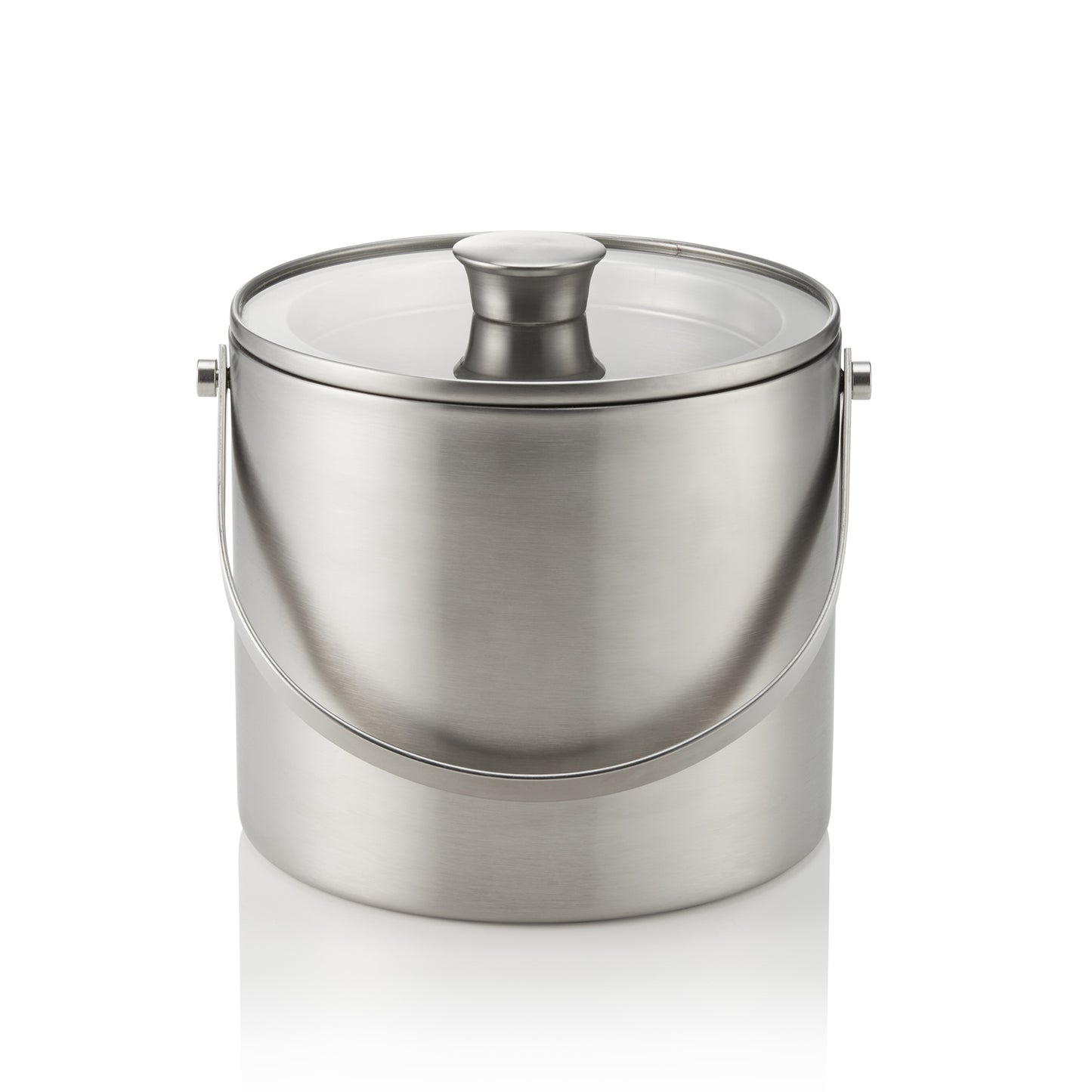Was Ice Bucket with Tongs and Glass Lid, 3 L, Double-Walled