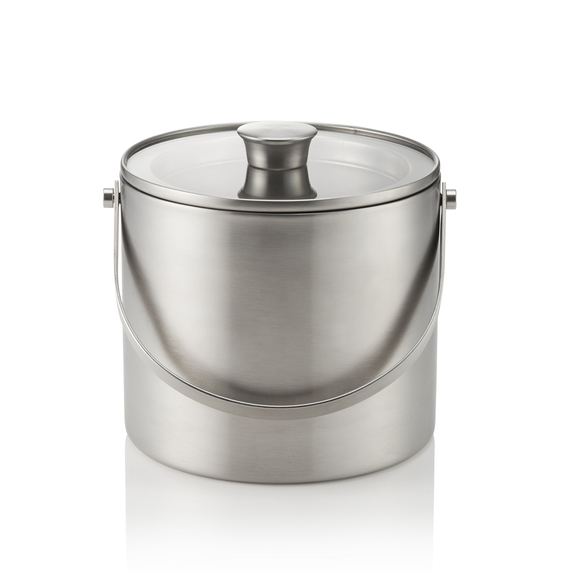 Was Ice Bucket with Tongs and Glass Lid, 3 L, Double-Walled