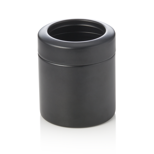 Was Table Waste Bin, Black Powder-Coated, Ø100 mm