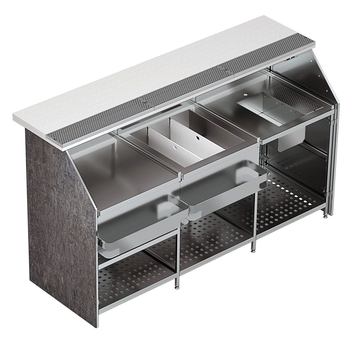 Mobile Bar Module, 1900 mm, Knock-Down