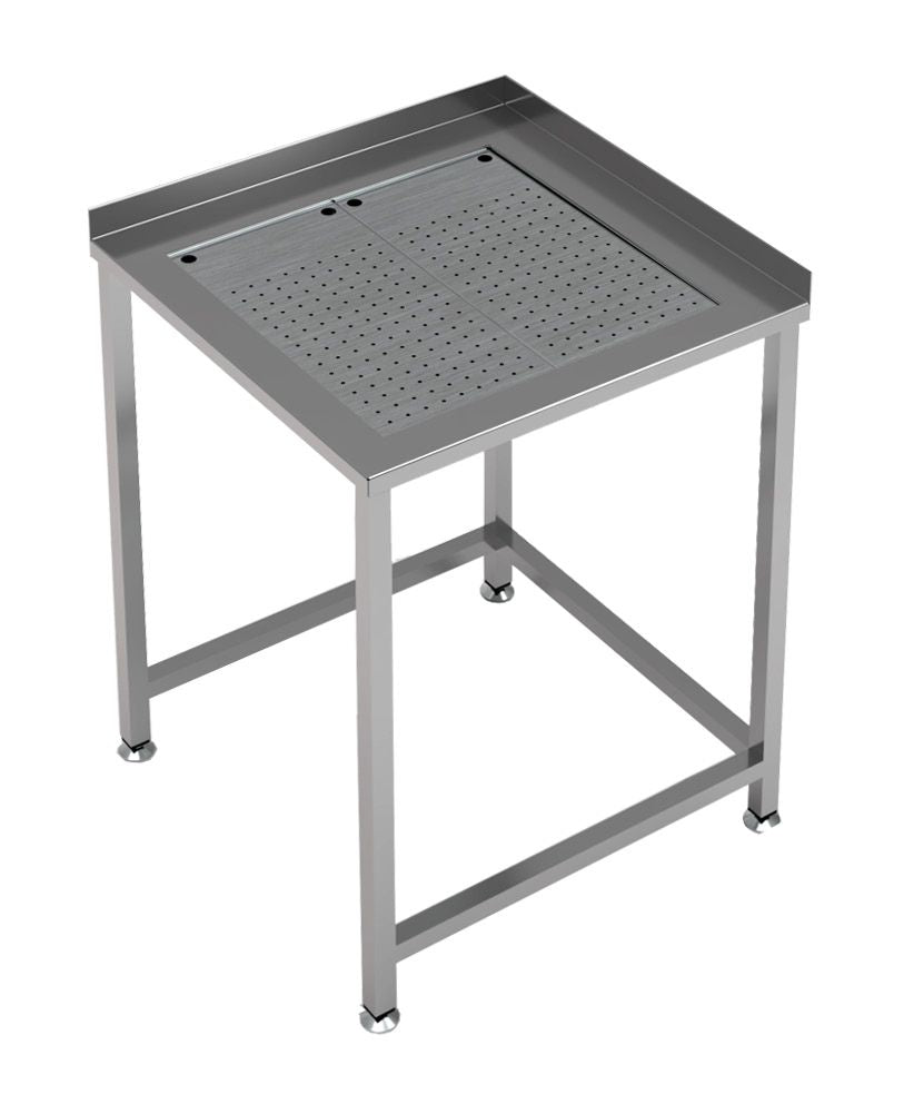 Bar System Corner Module, 650×650×900 mm, S/Steel