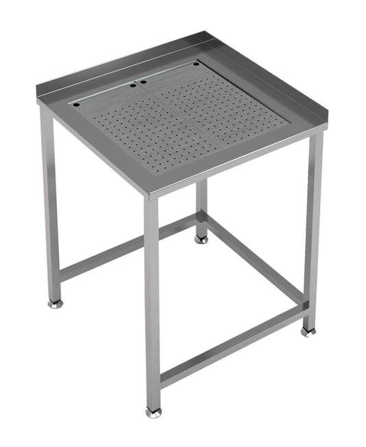 Bar System Corner Module, 650×650×900 mm, S/Steel