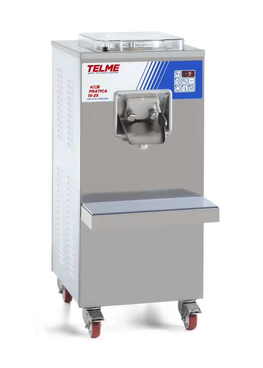 Vertical Batch Freezer, 25 L/h, Air-Cooled, 230 V