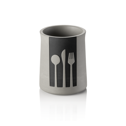 Was Cutlery Holder Nero, Ø110 mm