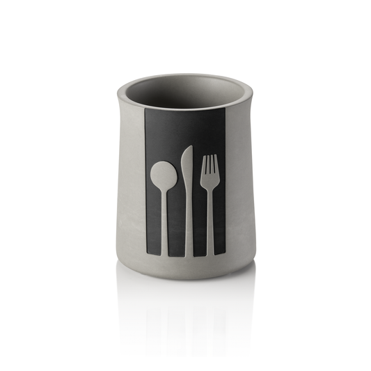 Was Cutlery Holder Nero, Ø110 mm