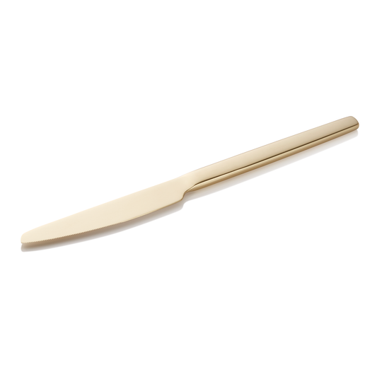 Alex Dinner Knife, Champagne, Set of 12
