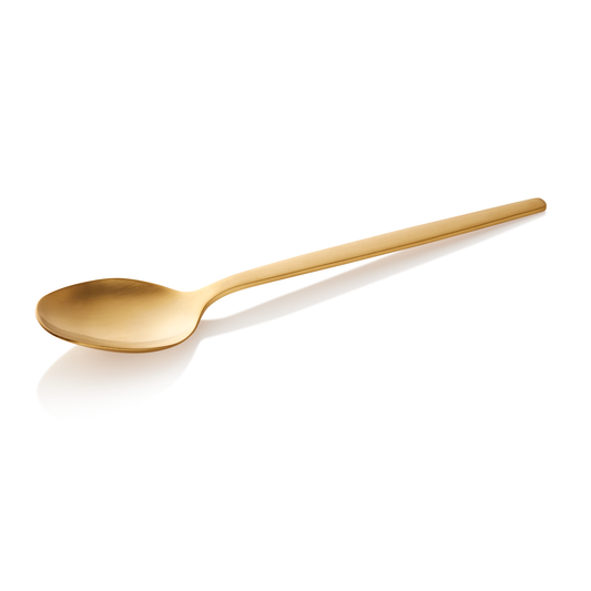 Alex Dinner Spoon, Gold, Set of 12