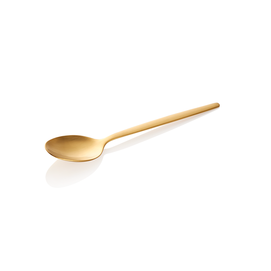 Alex Dessert Spoon, Gold, Set of 12