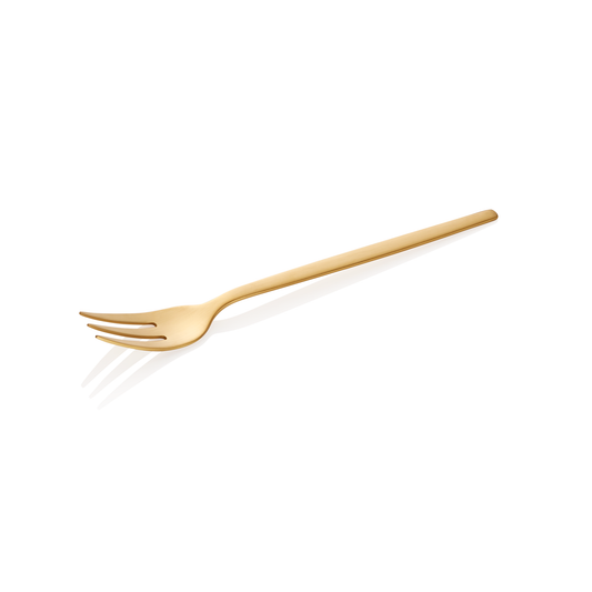 Alex Dessert Fork, Gold, Set of 12