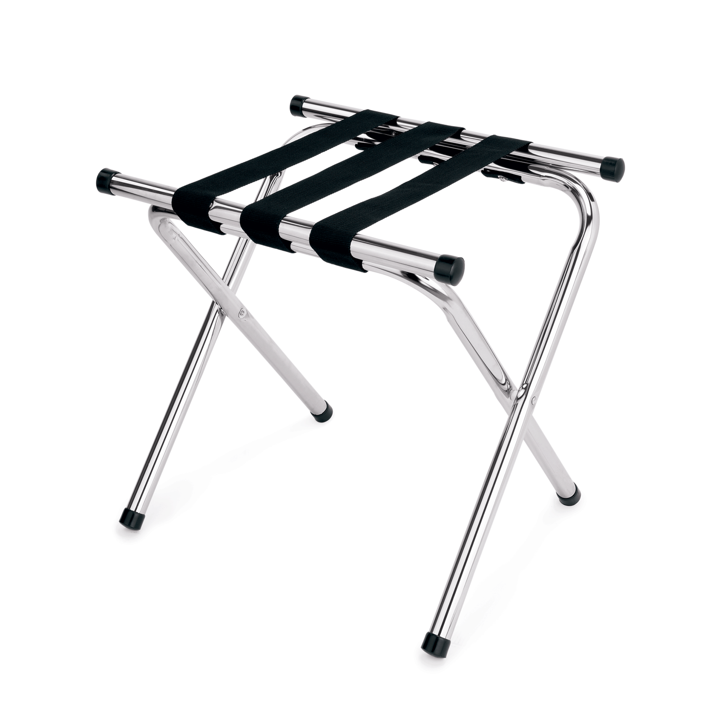 Was Collapsible Luggage Rack, Polished Chrome-Plated