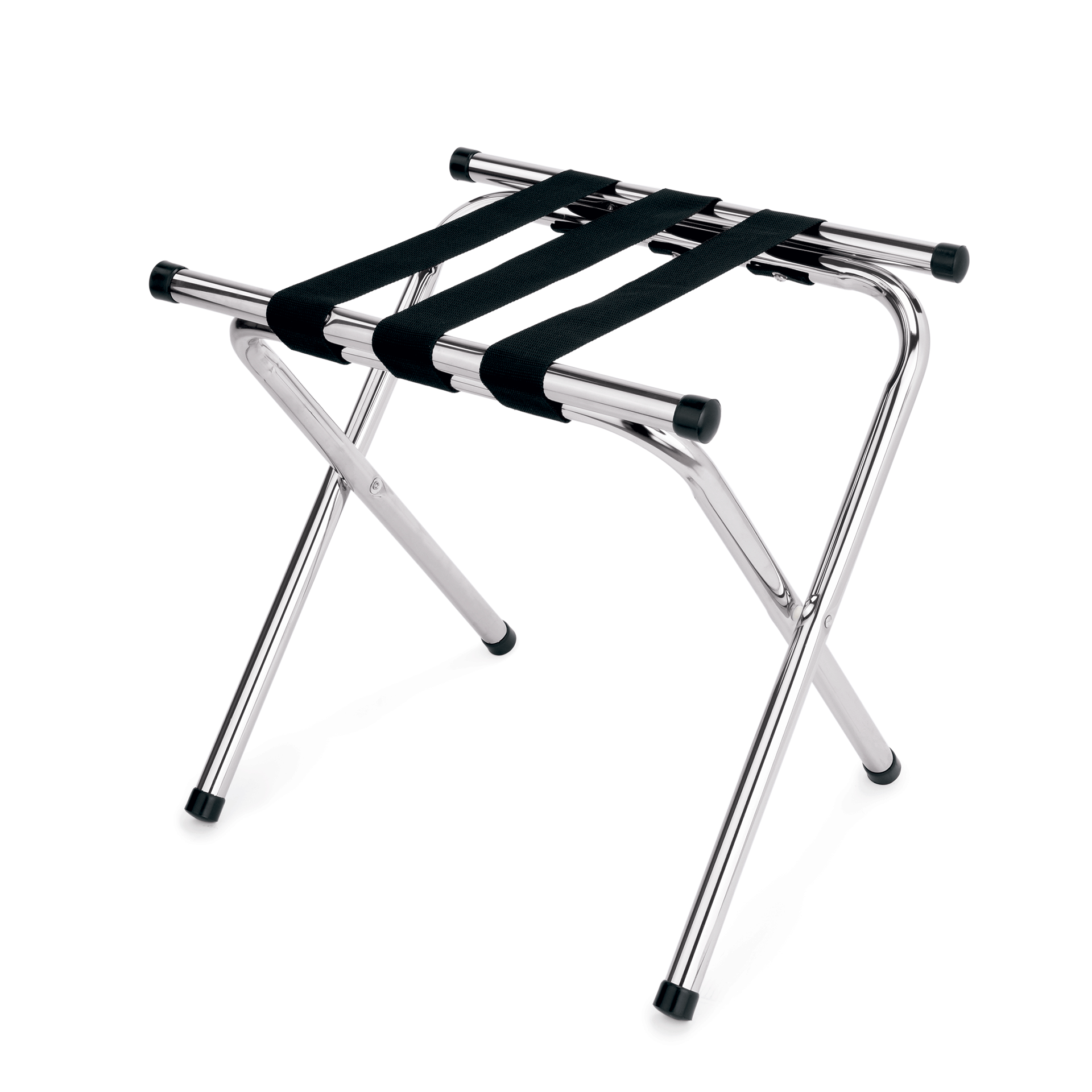 Was Collapsible Luggage Rack, Polished Chrome-Plated