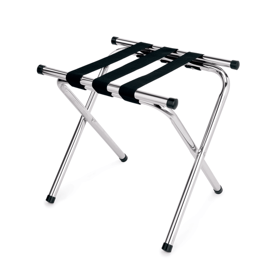 Was Collapsible Luggage Rack, Polished Chrome-Plated
